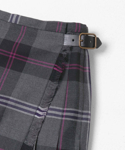 【特別】GLEN FYNE×Sonny Label 格紋拼接裙