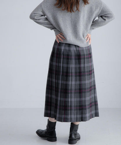 【特別】GLEN FYNE×Sonny Label 格紋拼接裙