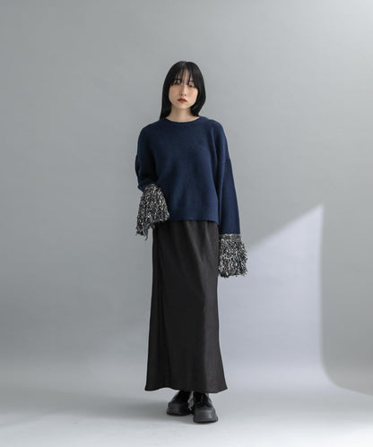 MIX拼接針織衫