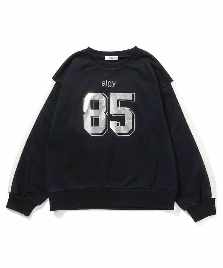 編號袖條紋衛衣