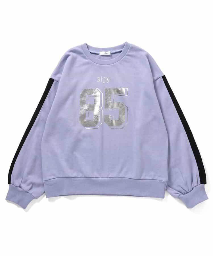 編號袖條紋衛衣