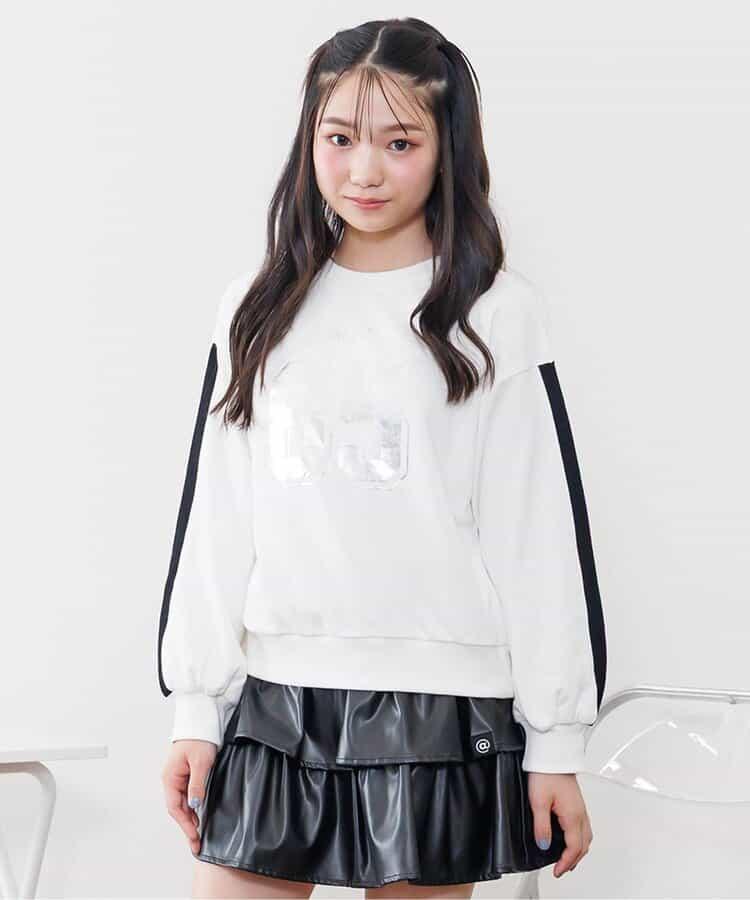 編號袖條紋衛衣