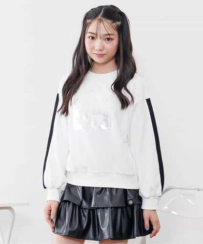 編號袖條紋衛衣