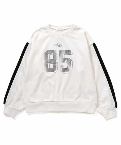 編號袖條紋衛衣