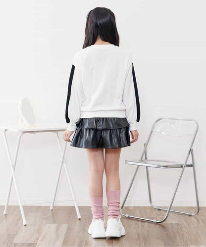 編號袖條紋衛衣