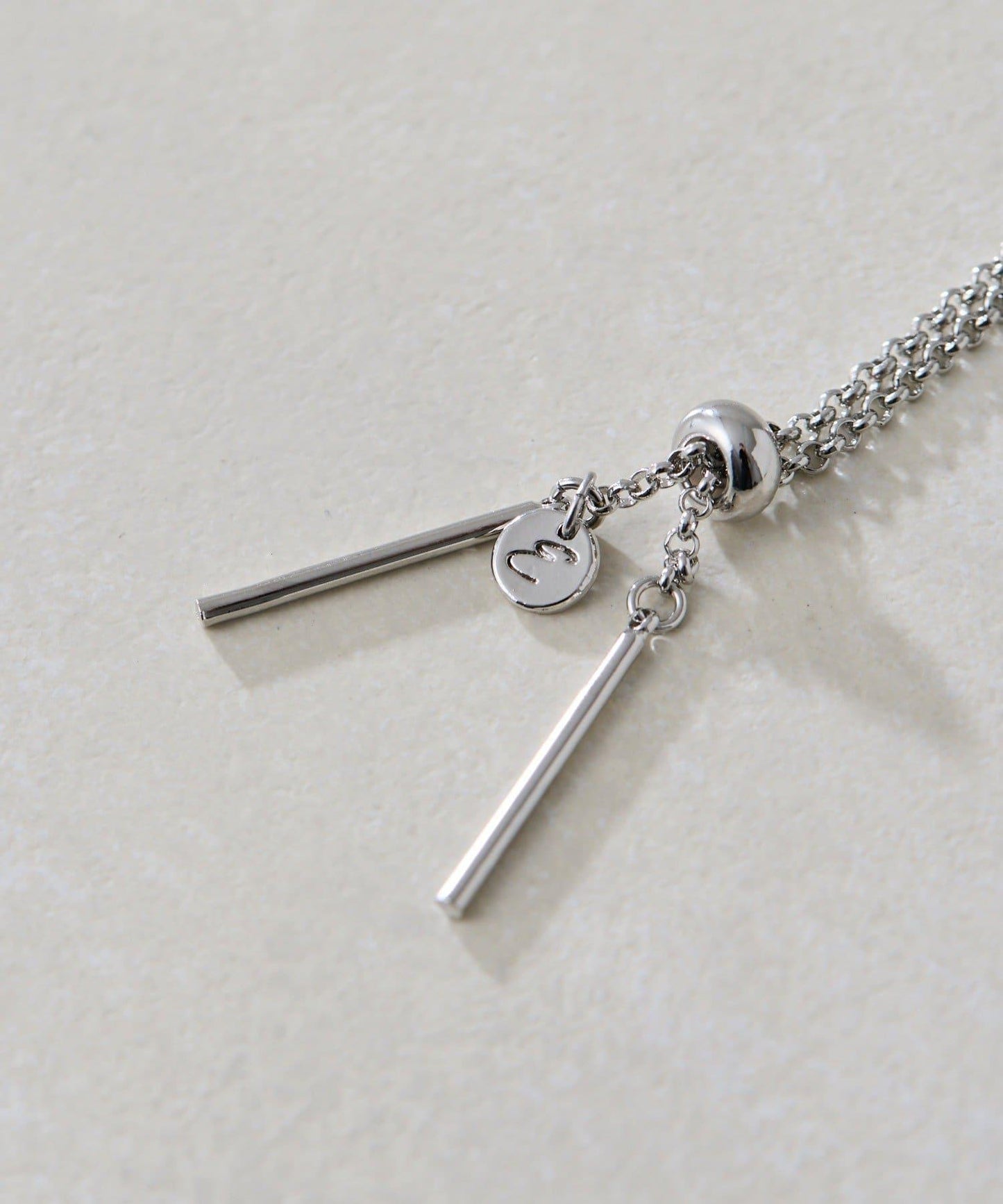 漸變色滑動項鍊