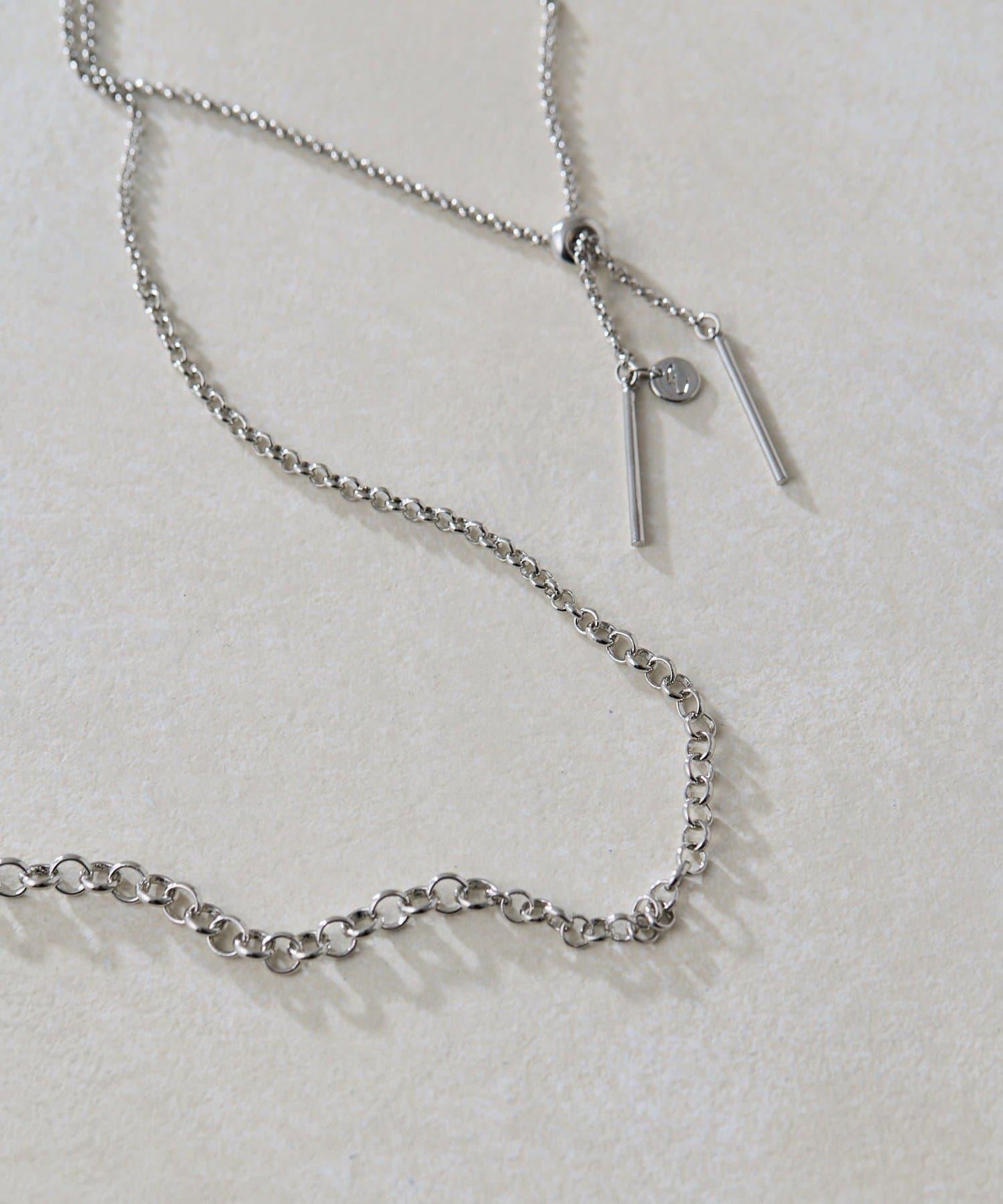 漸變色滑動項鍊