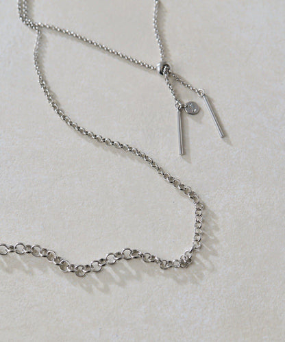 漸變色滑動項鍊