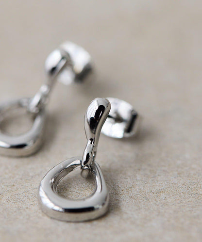 前置水滴環形耳環