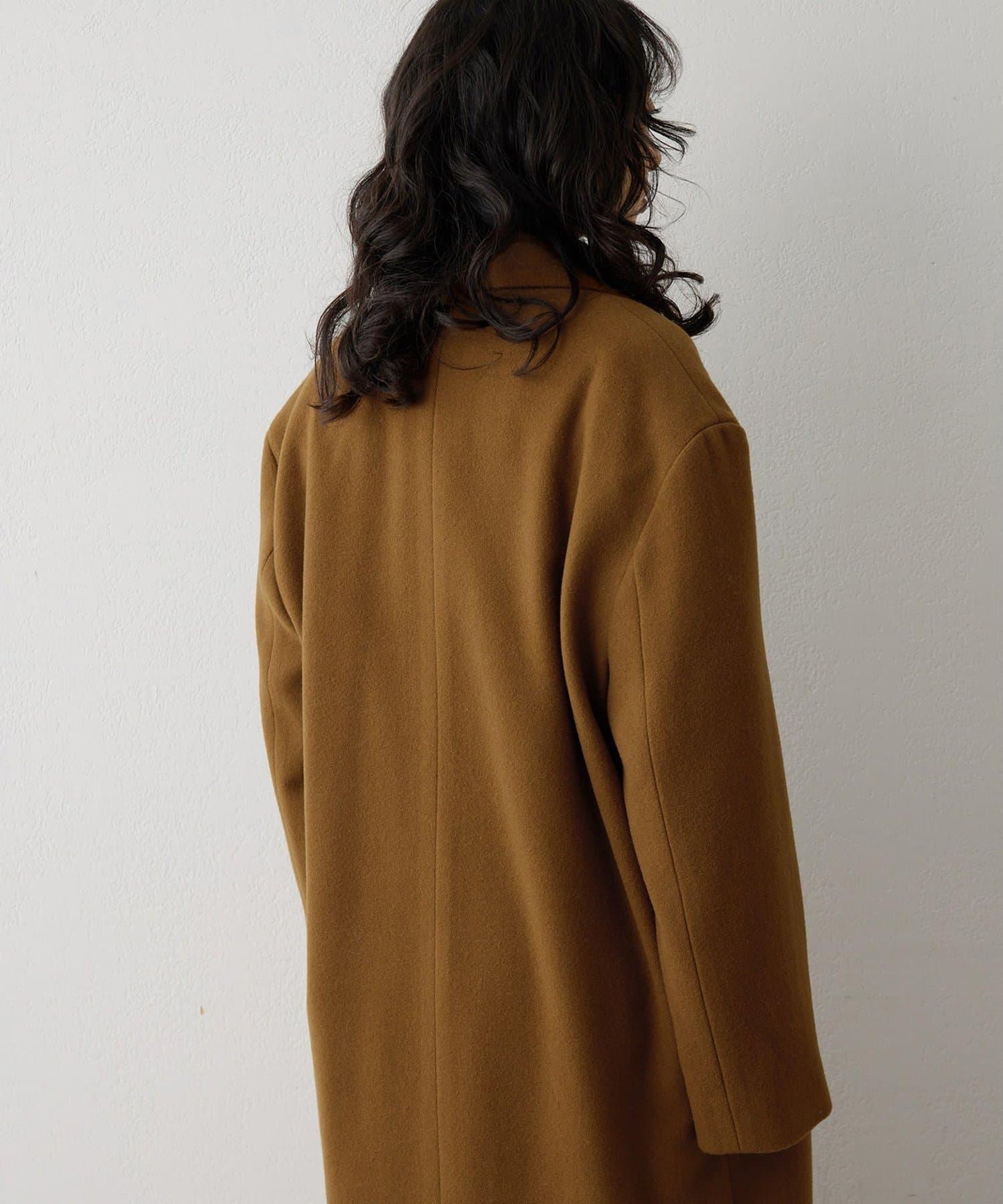 羊毛長款切斯特大衣