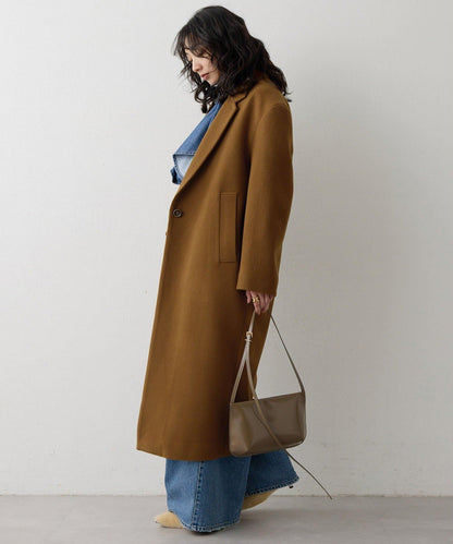 羊毛長款切斯特大衣