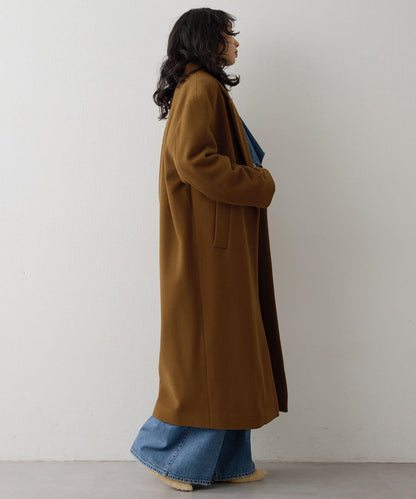 羊毛長款切斯特大衣