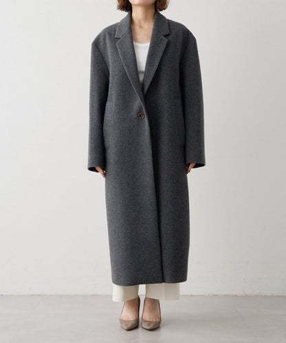 羊毛長款切斯特大衣