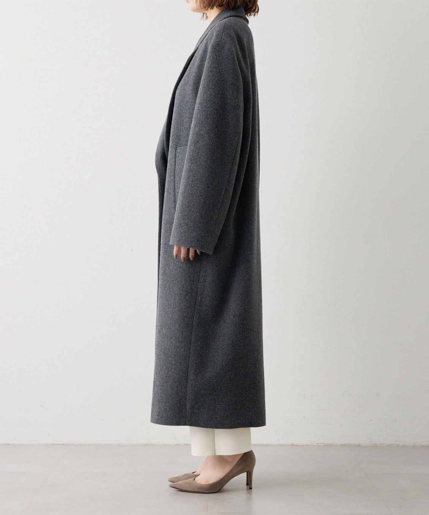 羊毛長款切斯特大衣