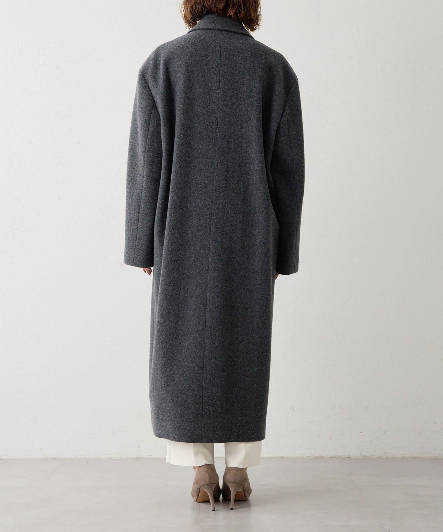 羊毛長款切斯特大衣