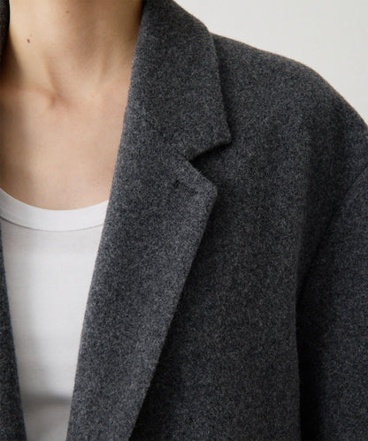 羊毛長款切斯特大衣