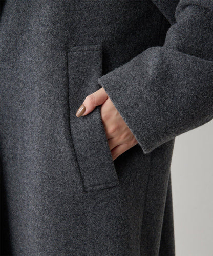 羊毛長款切斯特大衣