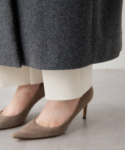 羊毛長款切斯特大衣