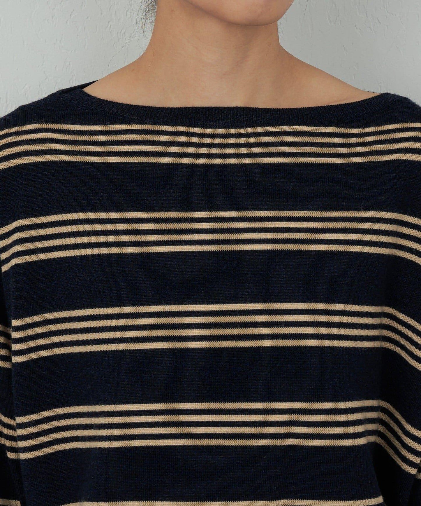 【可手洗】【HERITANOVUM】條紋針織連衣裙