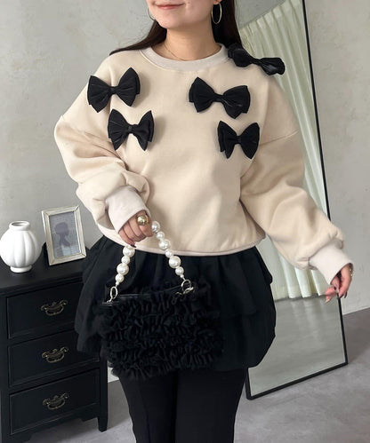 隨機蝴蝶結加絨衛衣