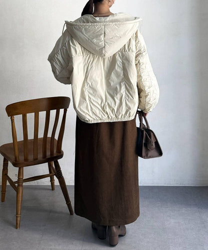 層疊褶皺羽絨服