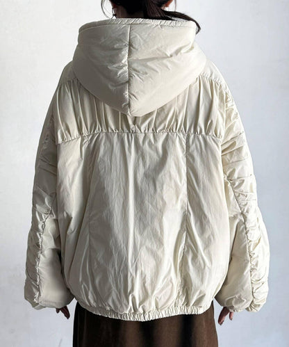 層疊褶皺羽絨服