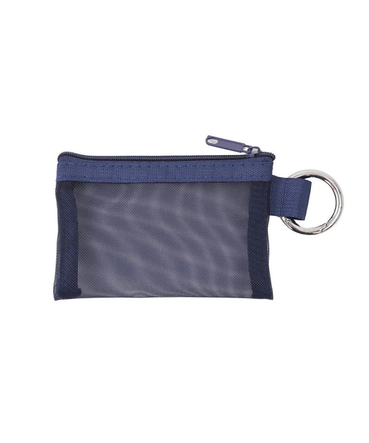 カラビナ付きメッシュポーチ