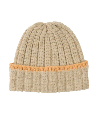 カラーラインニット帽子