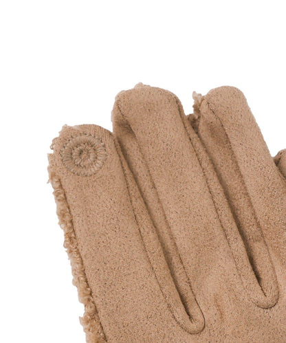 スマホ対応プードルボアグローブ