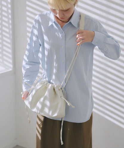 ドローストリングショルダーバッグ