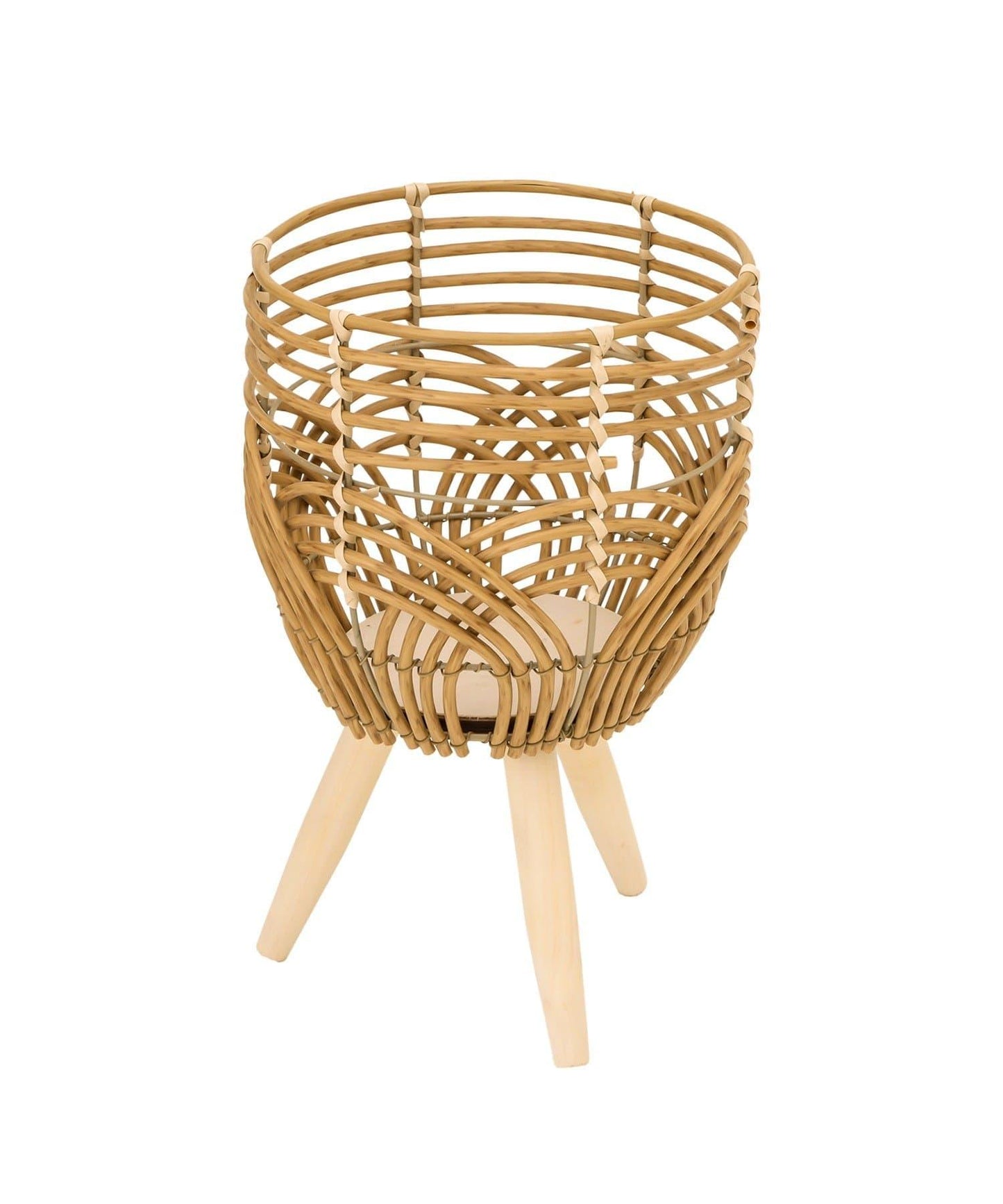 《WEB限定商品》脚付きPPラタンポットスタンド:S