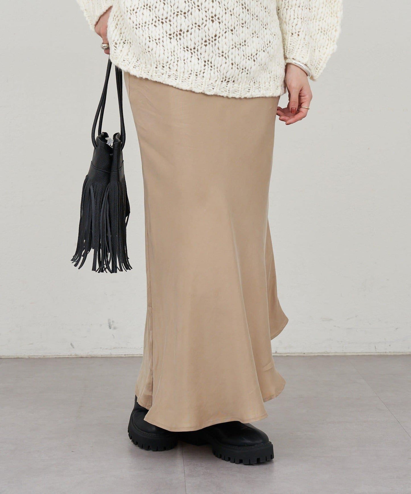 不對稱下襬美人魚裙