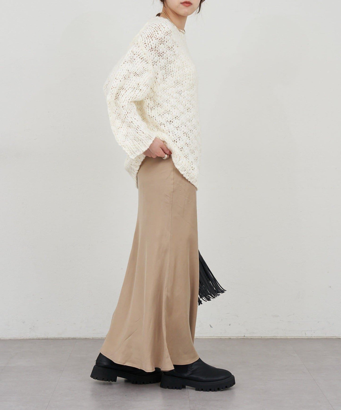 不對稱下襬美人魚裙