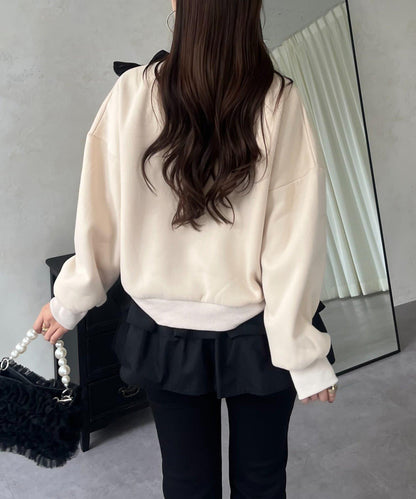 隨機蝴蝶結加絨衛衣