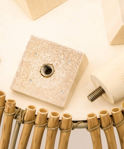 《WEB限定商品》脚付きPPラタンポットスタンド:S