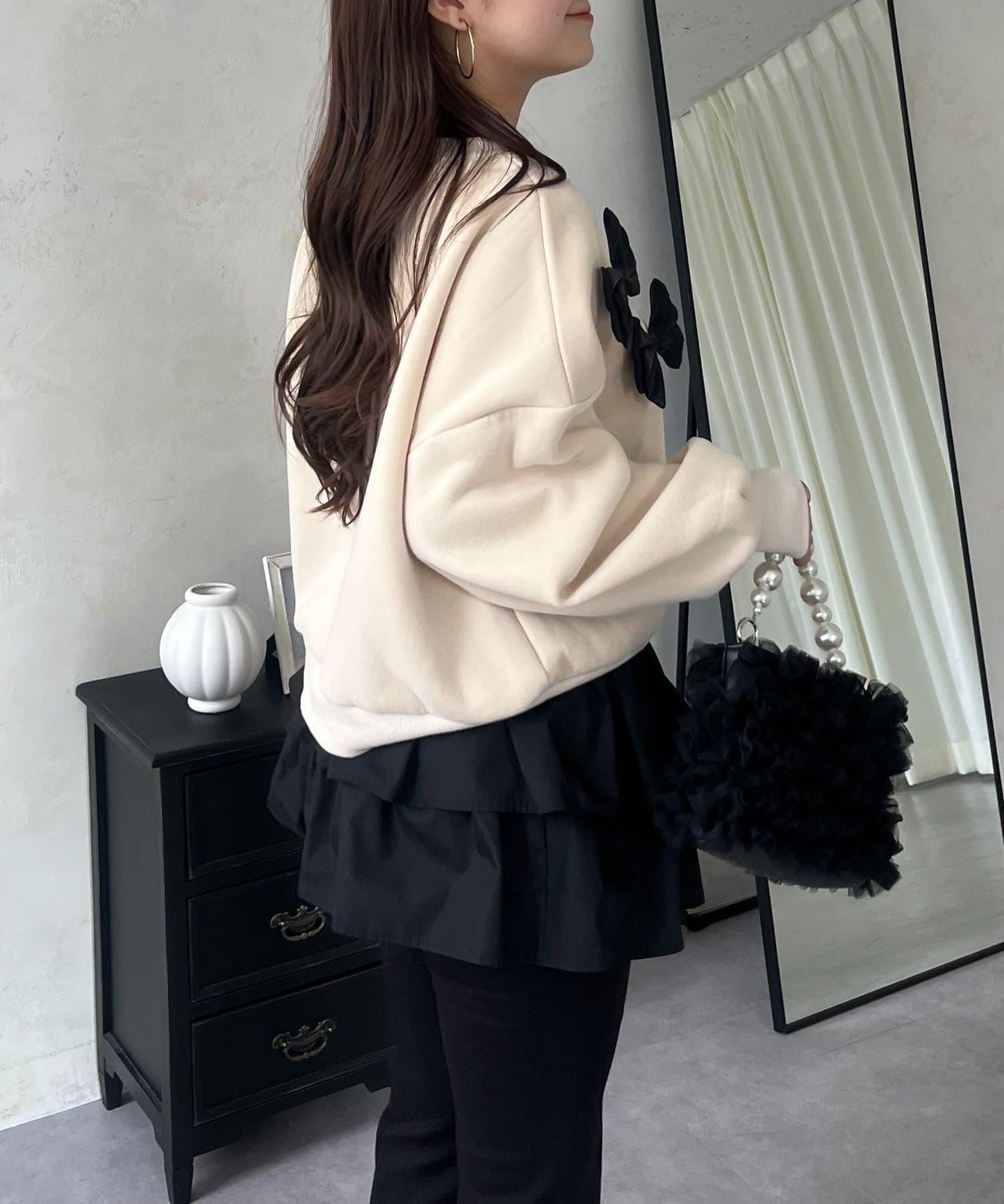 隨機蝴蝶結加絨衛衣