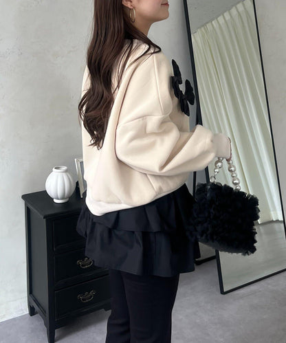 隨機蝴蝶結加絨衛衣