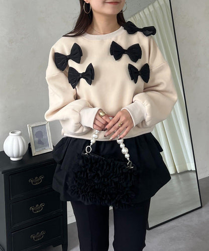 隨機蝴蝶結加絨衛衣