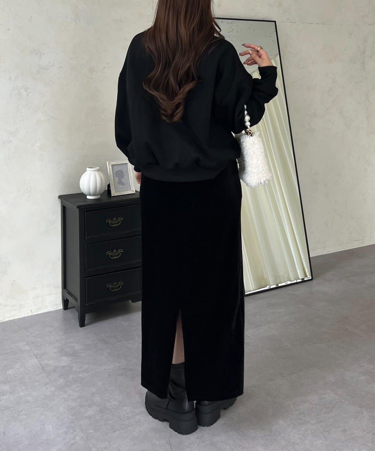 PARIS豹紋標誌加絨衛衣