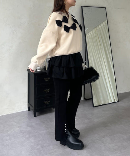 隨機蝴蝶結加絨衛衣