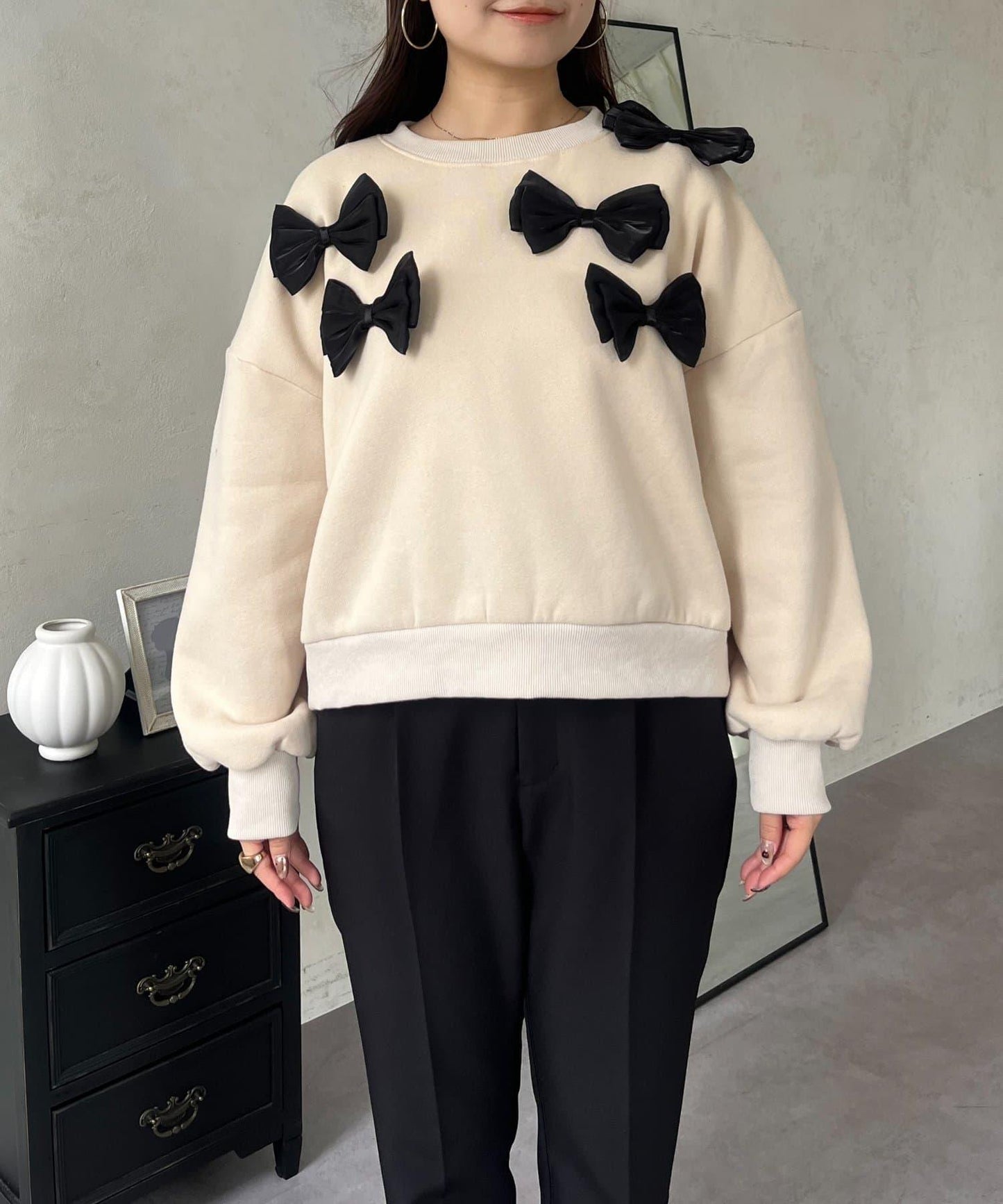 隨機蝴蝶結加絨衛衣