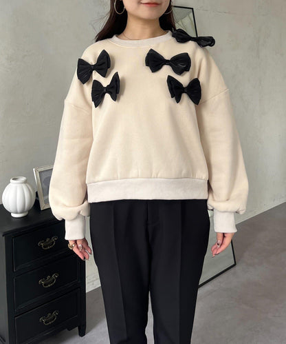 隨機蝴蝶結加絨衛衣