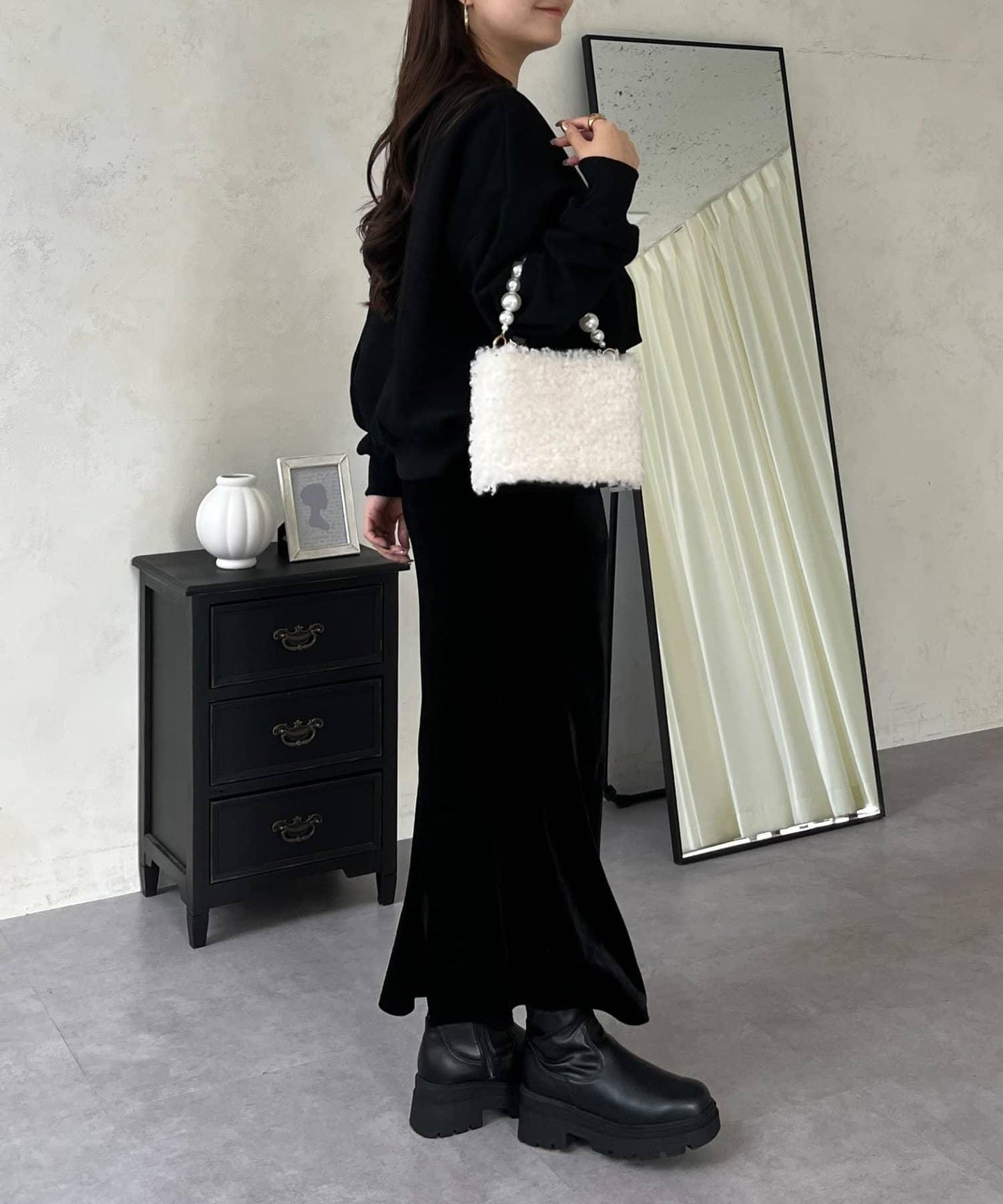 PARIS豹紋標誌加絨衛衣