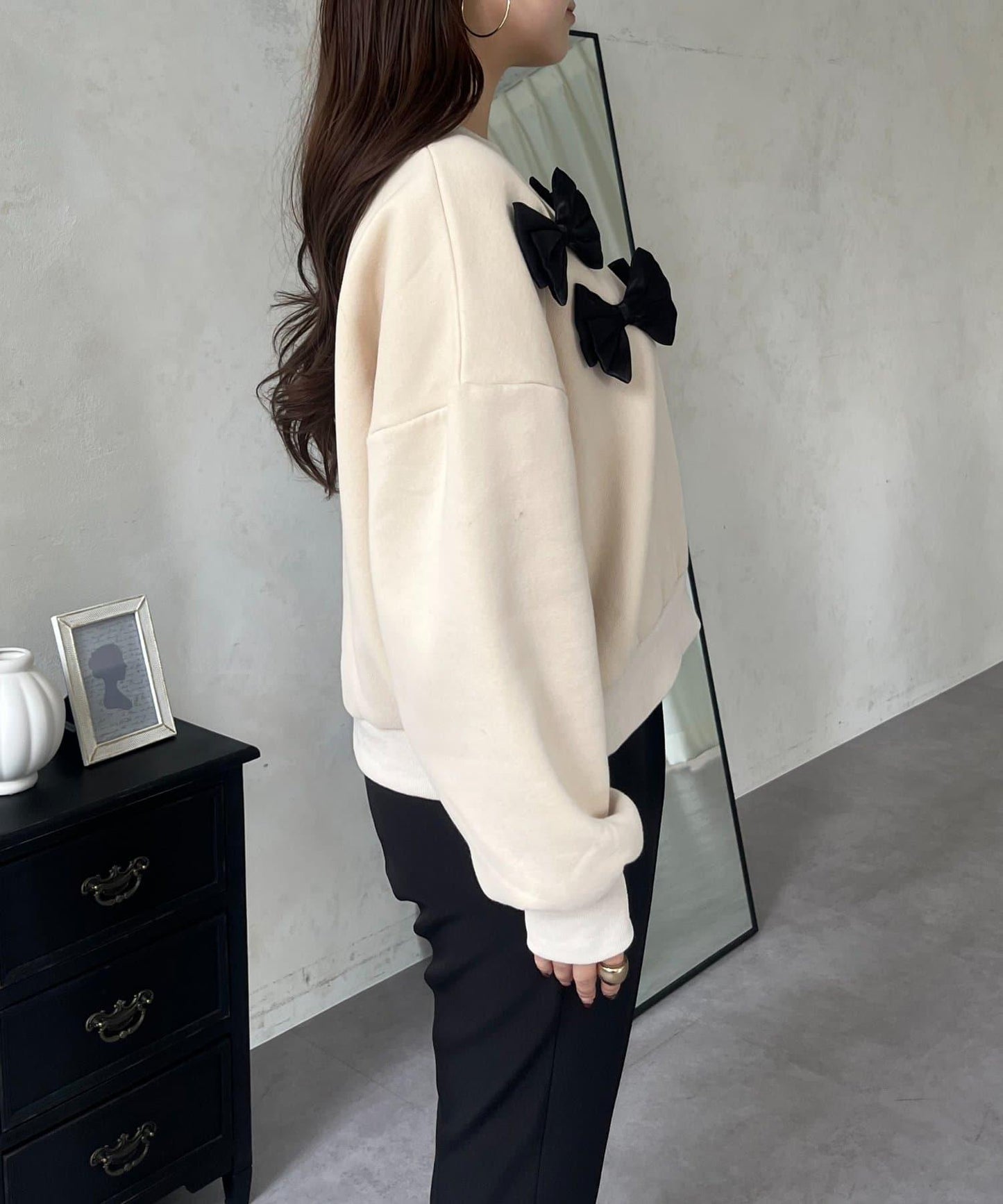 隨機蝴蝶結加絨衛衣