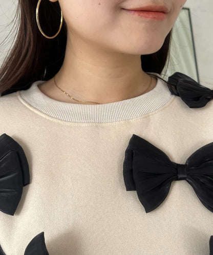 隨機蝴蝶結加絨衛衣