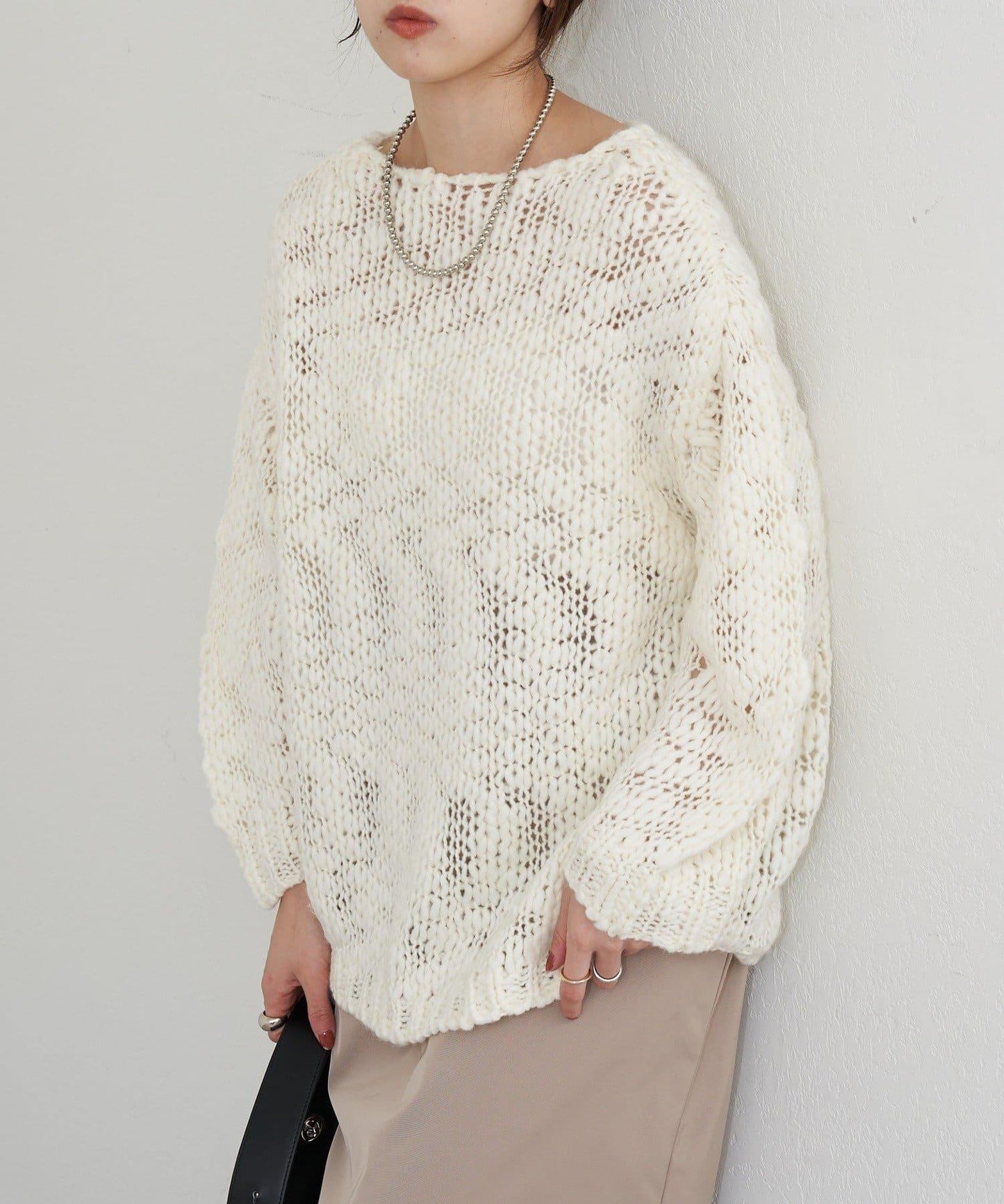 質感針織套頭衫