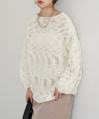 質感針織套頭衫