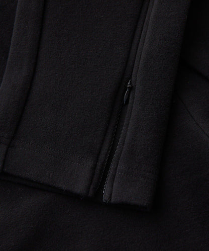 《美シルエット》下襬拉鍊加絨修身褲