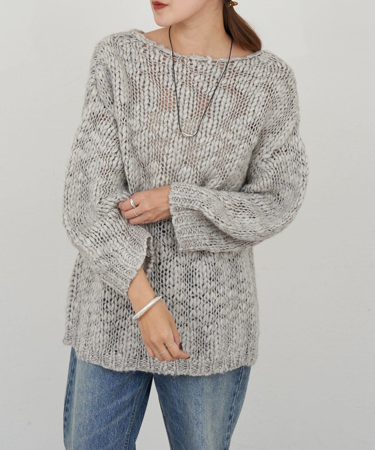 質感針織套頭衫