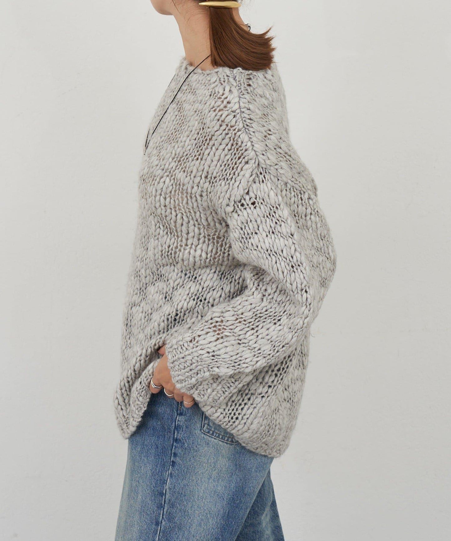 質感針織套頭衫